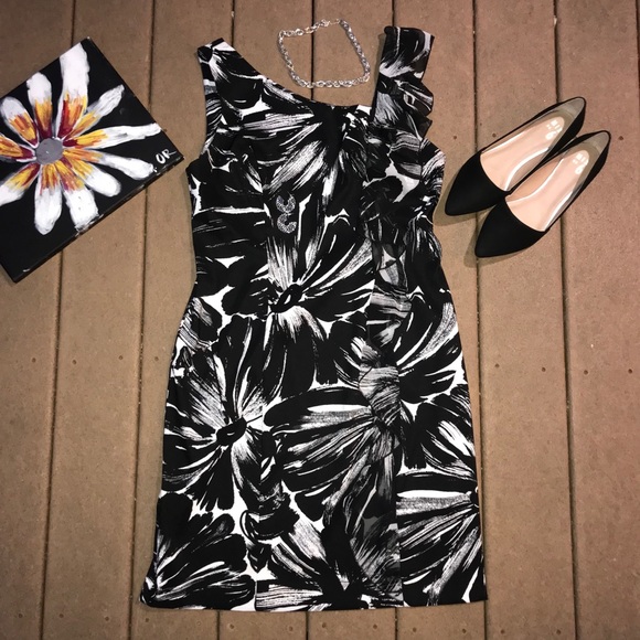 Connected Apparel Dresses & Skirts - Black White Macy’s Dress